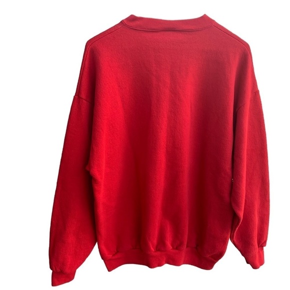 Vintage Crewneck Sweatshirt Santa Claus Merry Christmas Size Large - Picture 2 of 5